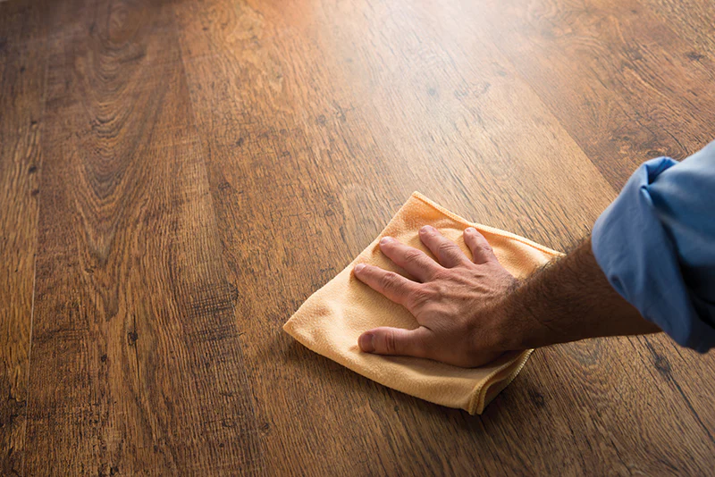 Clean spills immediately