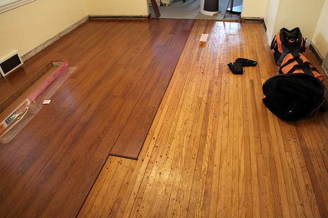 Wood floor vs Laminate floor