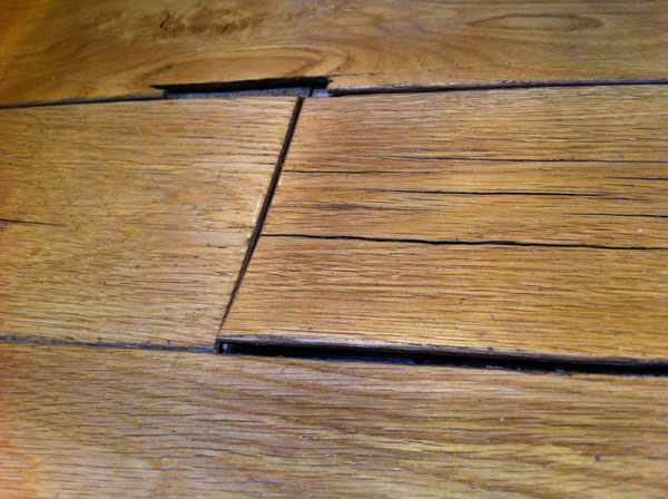 Wood floor damage