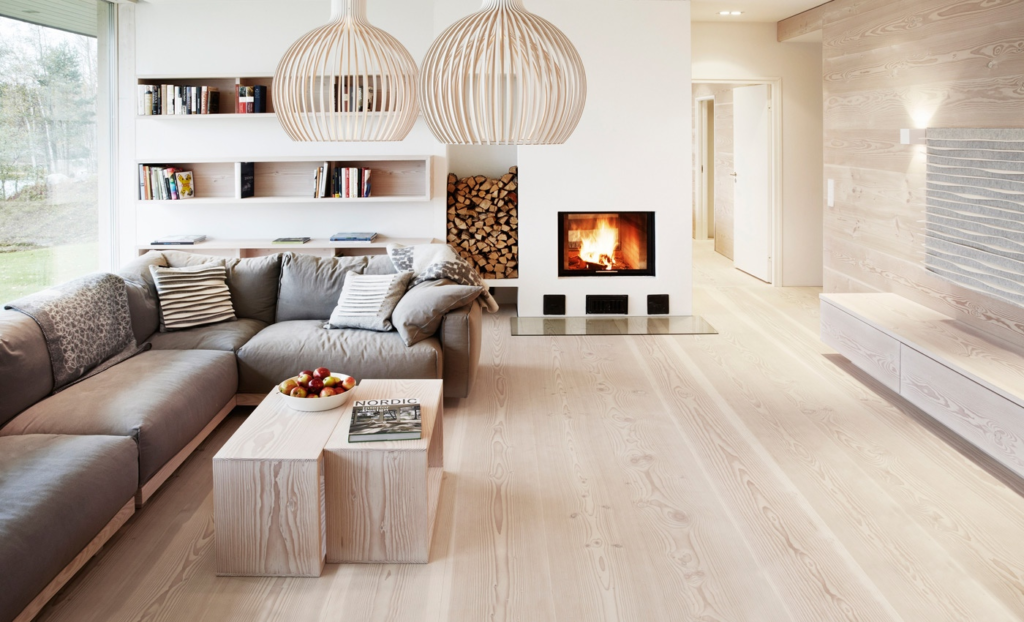 Light wood floor