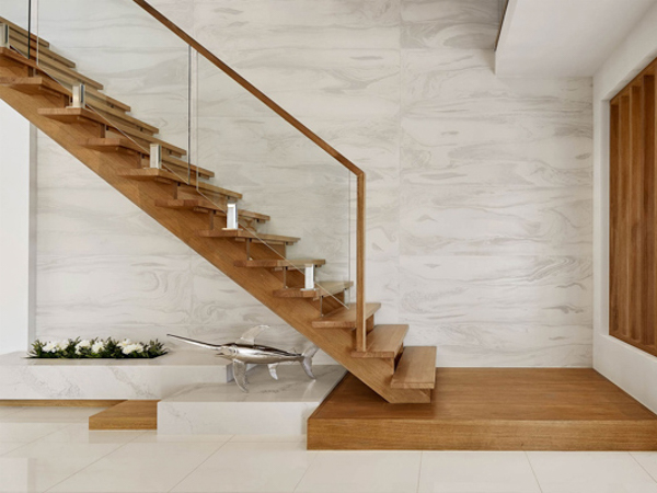 wooden stairs